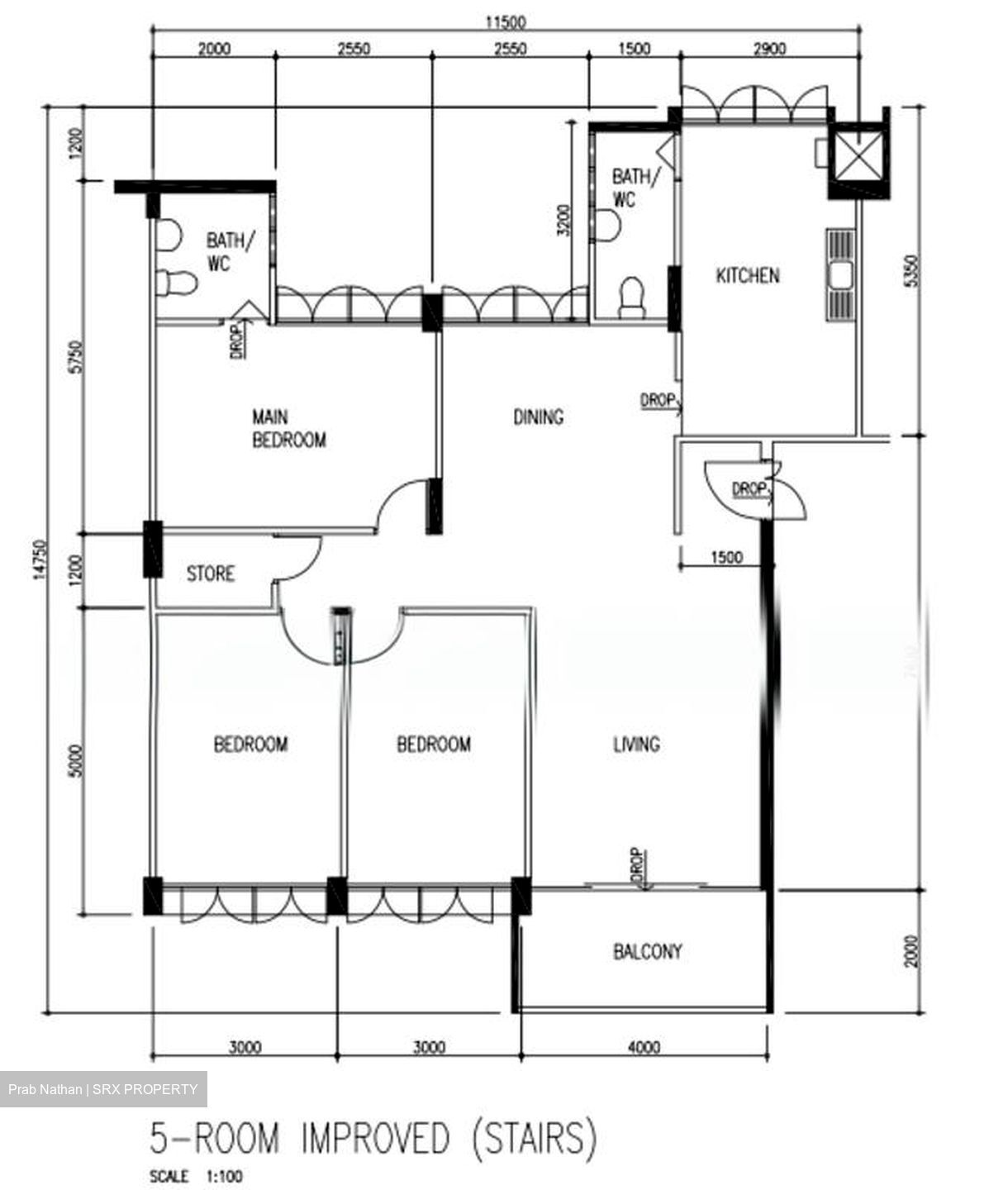 Blk 711 Bedok Reservoir Garden (Bedok), HDB 5 Rooms #500637841